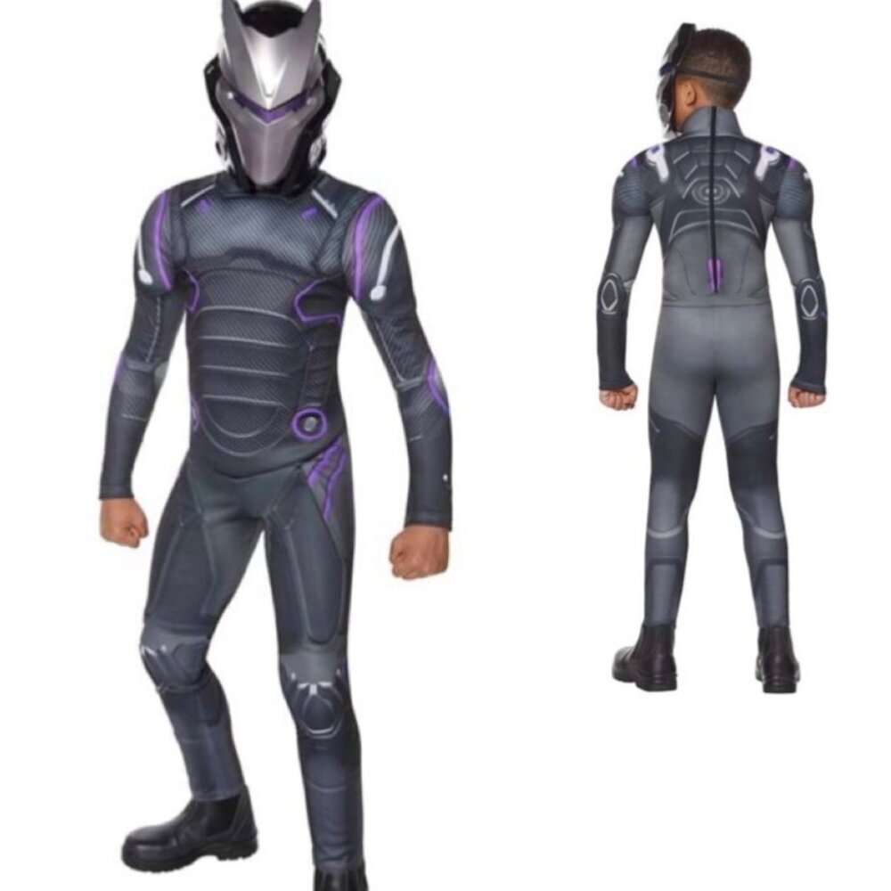 Fortnite Costume Jumpsuit Halloween Costume Kids Size Large 14-16